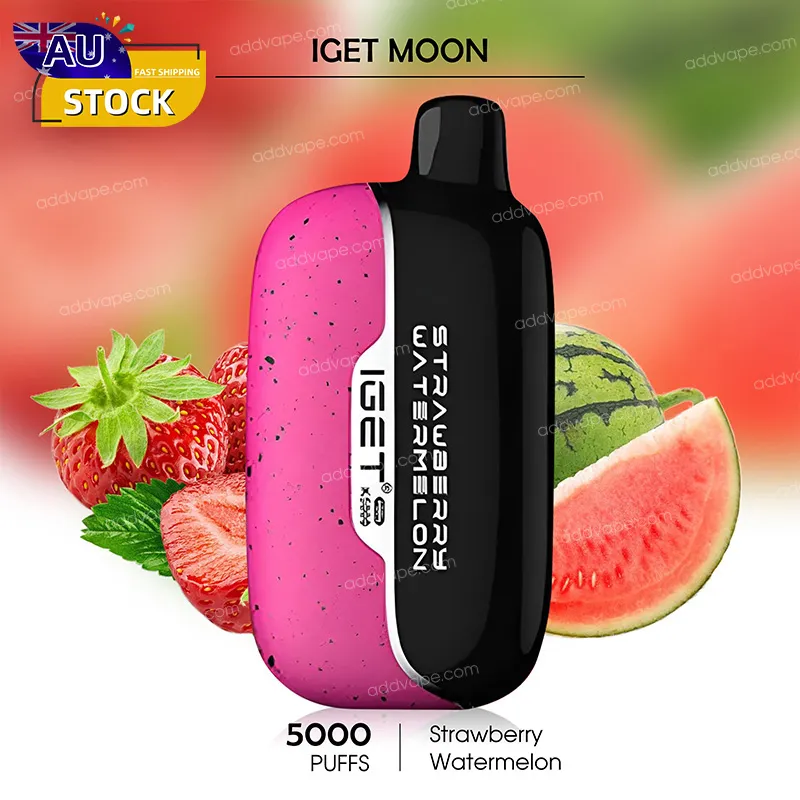 Strawberry Watermelon--IGET MOON - 5000Puffs-CHATVAPER