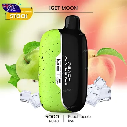 Peach Apple Ice--IGET MOON - 5000Puffs-CHATVAPER