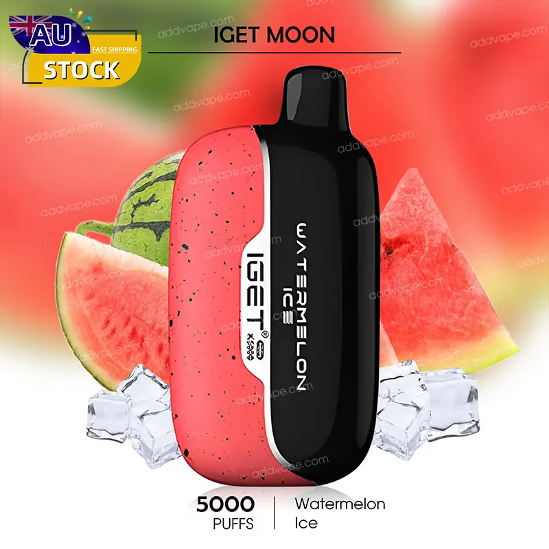 Watermelon ice--IGET MOON - 5000Puffs-CHATVAPER