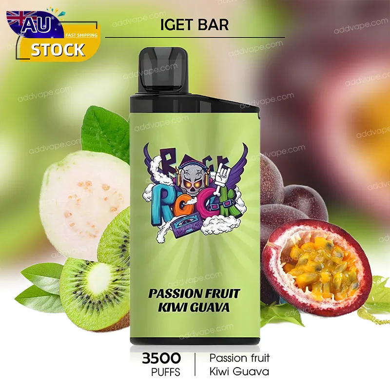 Passion Fruit Kiwi Guava -- IGET BAR - 3500Puffs-CHATVAPER