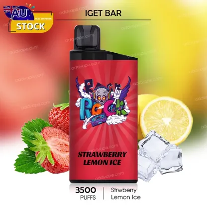 Strawberry Lemon ice -- IGET BAR - 3500Puffs-CHATVAPER