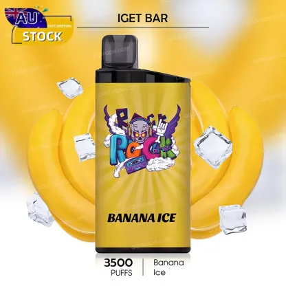 Banana Ice -- IGET BAR - 3500Puffs-CHATVAPER