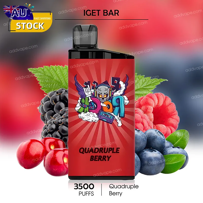 Quadruple Berry -- IGET BAR - 3500Puffs-CHATVAPER