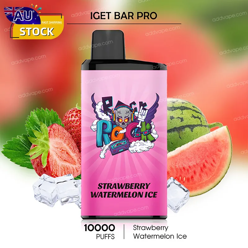 Strawberry Watermelon Ice - IGET Bar Pro - 10000 Puffs-CHATVAPER