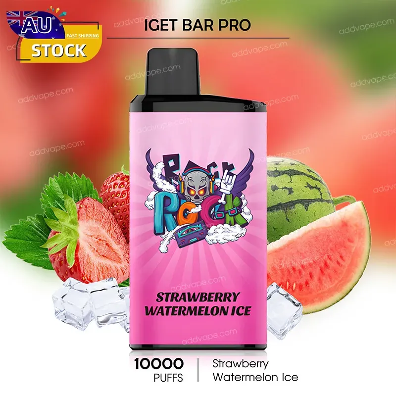 Strawberry Watermelon Ice - IGET Bar Pro - 10000 Puffs-CHATVAPER