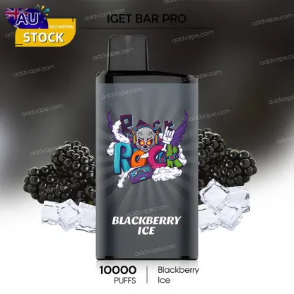 Blackberry Ice - IGET Bar Pro - 10000 Puffs-CHATVAPER