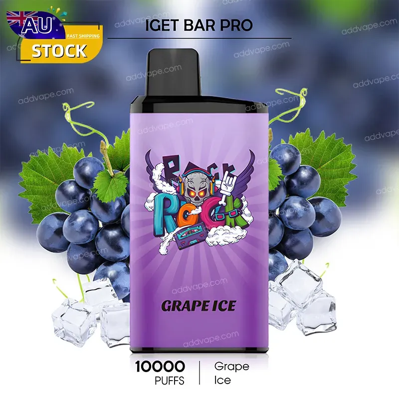 Grape Ice - IGET Bar Pro - 10000 Puffs-CHATVAPER