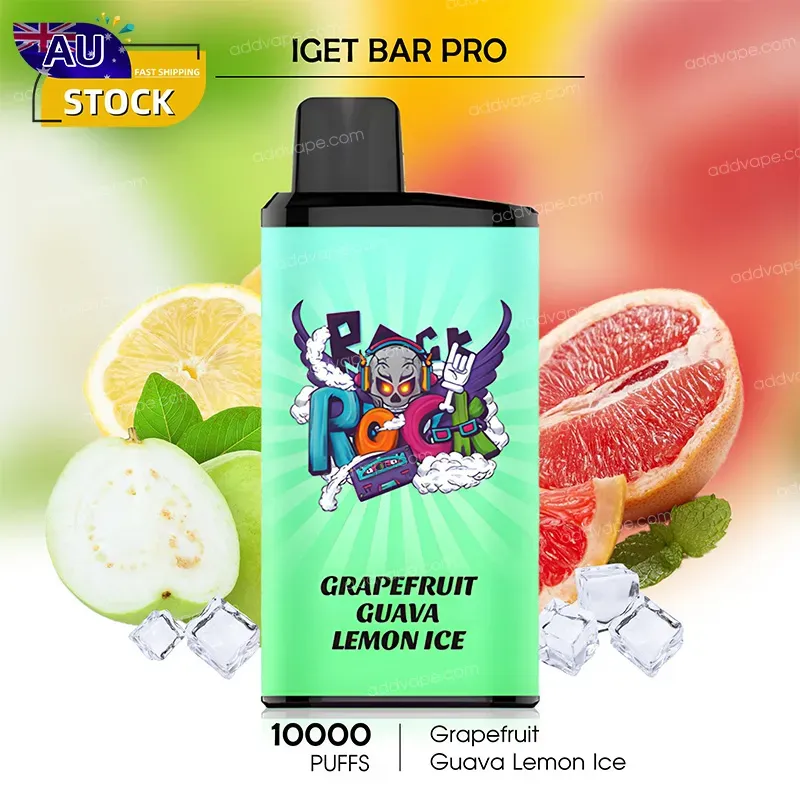Grapefruit Guava Lemon Ice - IGET Bar Pro - 10000 Puffs-CHATVAPER