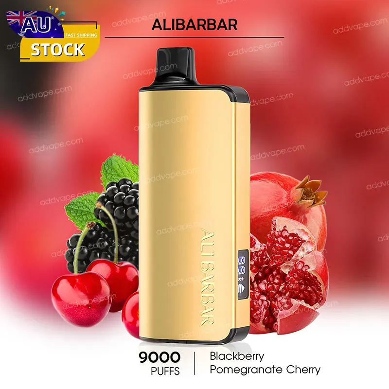 Blackberry Pomegranate Cherry - Alibarbar Ingot - 9000Puffs