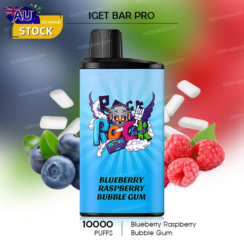 Blueberry Raspberry Bubble Gum - IGET Bar Pro - 10000 Puffs