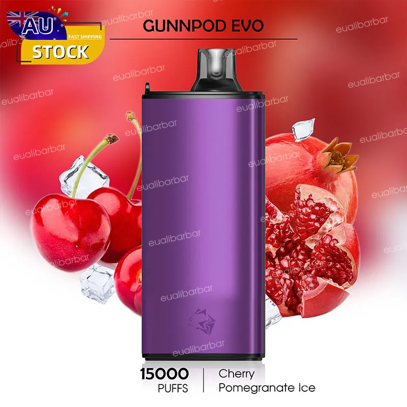 CHERRY POMEGRANATE ICE-GUNNPOD EVO-15000Puffs-CHATVAPER