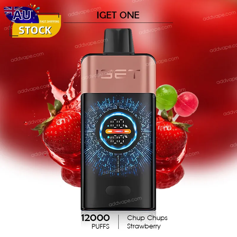 Chupa Chups Strawberry - IGET ONE - 12000 Puffs-CHATVAPER