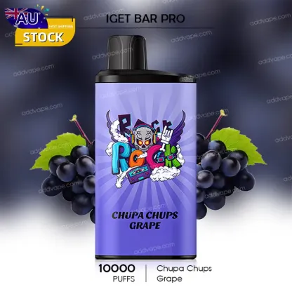 Chupa Chups Grape - IGET Bar Pro - 10000 Puffs