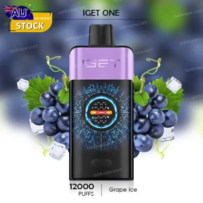 Grape Ice - IGET ONE - 12000 Puffs-CHATVAPER