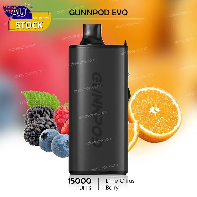 Lime Citrus Berry-GUNNPOD EVO-15000Puffs-CHATVAPER