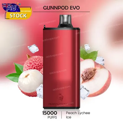 Peach Lychee Ice-GUNNPOD EVO-15000Puffs-CHATVAPER