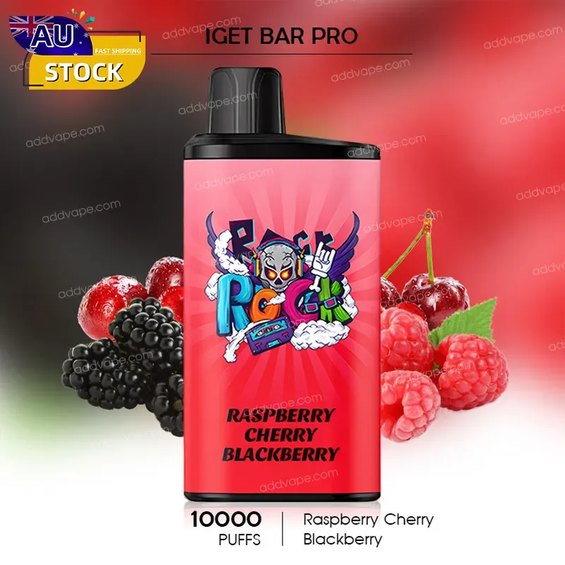 Raspberry Cherry Blackberry - IGET Bar Pro - 10000 Puffs