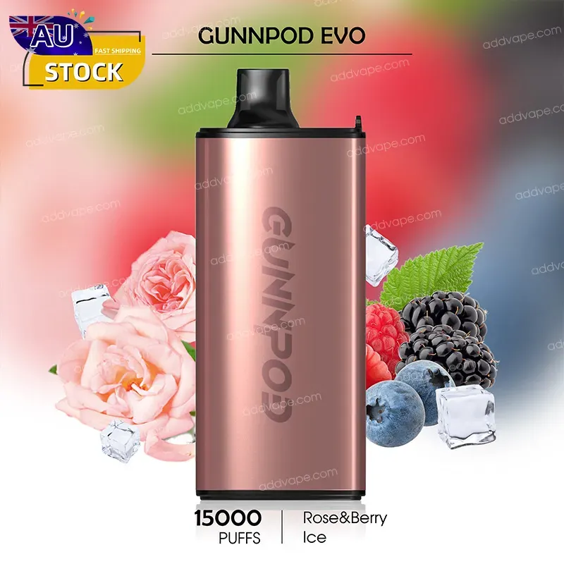 Rose Berry Ice-GUNNPOD EVO-15000Puffs-CHATVAPER