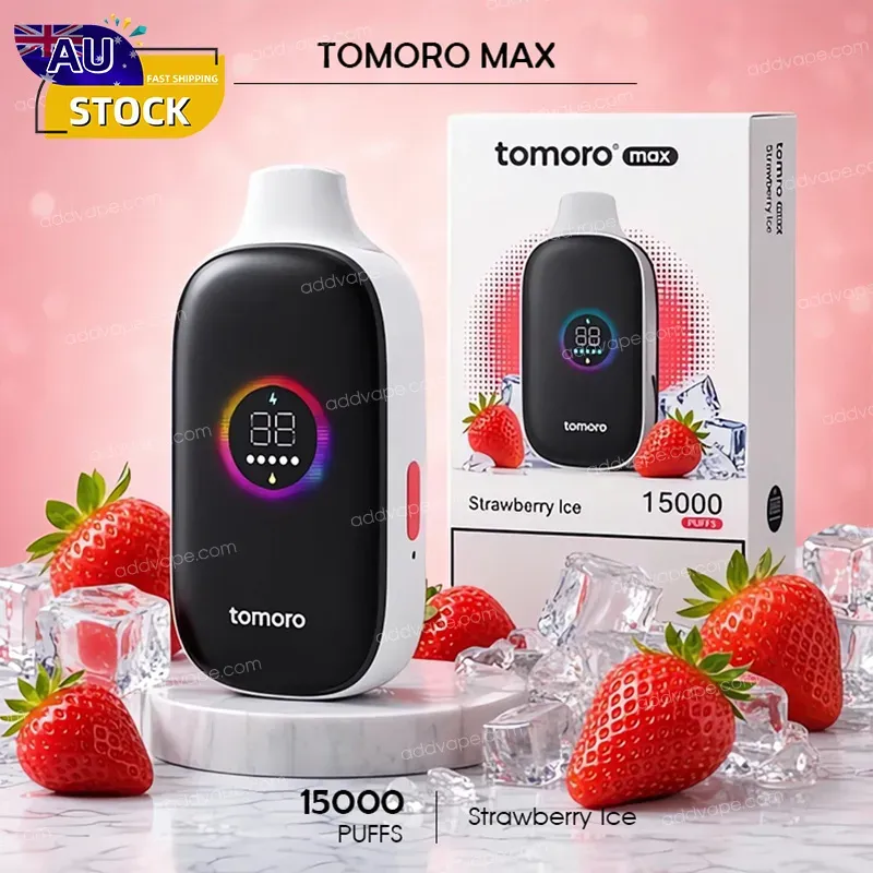 Strawberry Ice - TOMORO MAX - 15000 Puffs