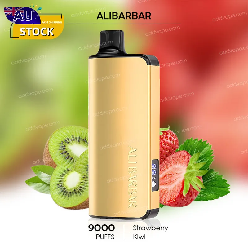 Strawberry Kiwi - Alibarbar Ingot - 9000Puffs