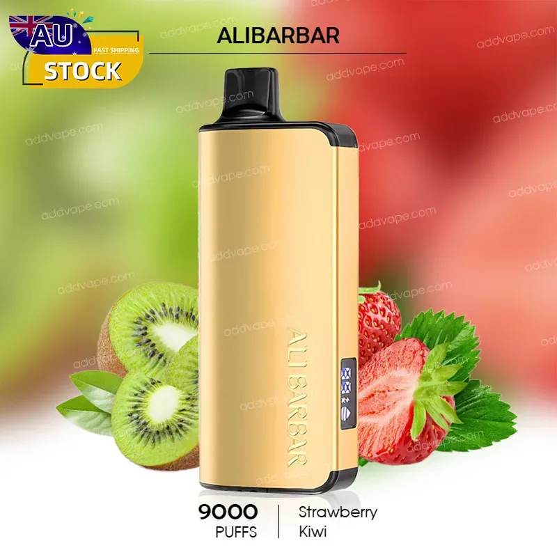 Strawberry Kiwi - Alibarbar Ingot - 9000Puffs