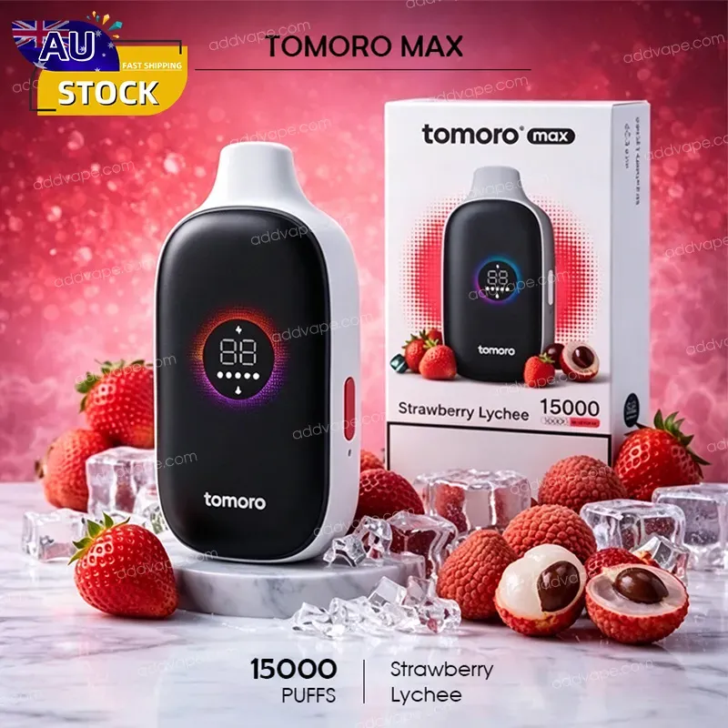 Strawberry Lychee - TOMORO MAX - 15000 Puffs