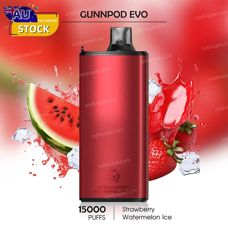 Strawberry Watermelon Ice-GUNNPOD EVO-15000Puffs-CHATVAPER