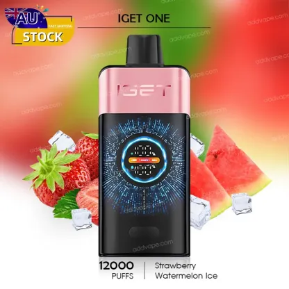 Strawberry Watermelon Ice - IGET ONE - 12000 Puffs-CHATVAPER