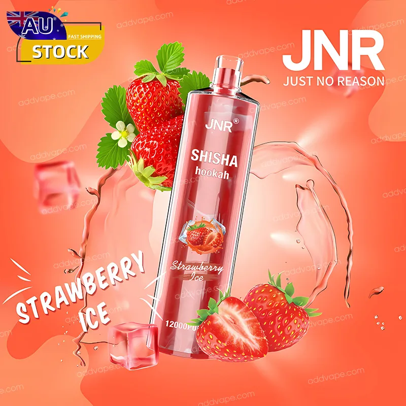 Strawberry ice-JNR Shisha Hookah-12000 Puffs