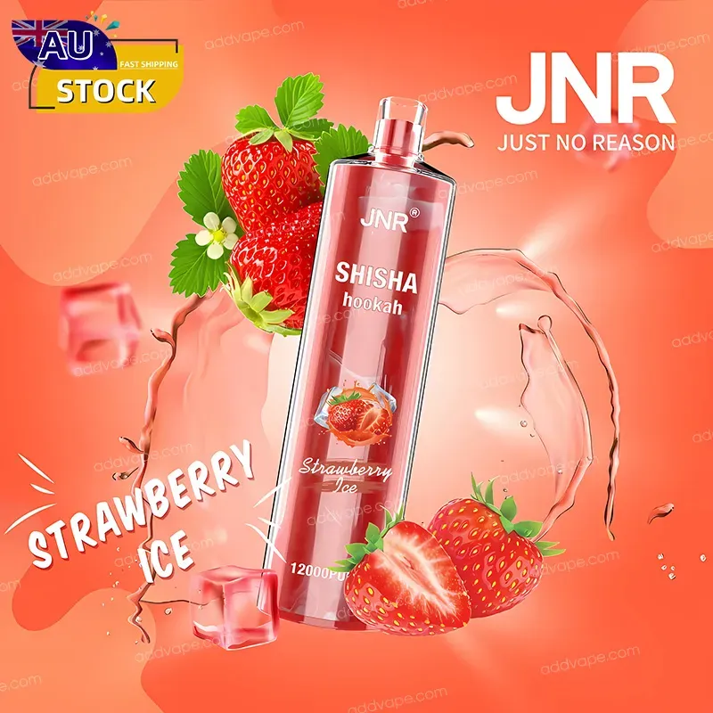 Strawberry ice-JNR Shisha Hookah-12000 Puffs