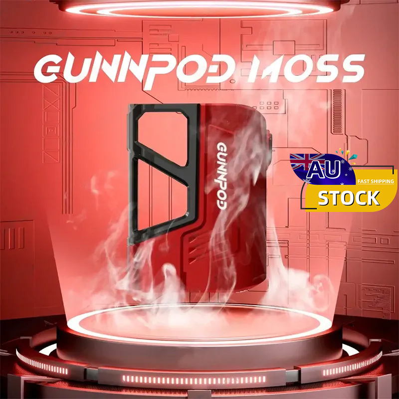 Red [No pod]-Gunnpod Moss Kit-CHATVAPER