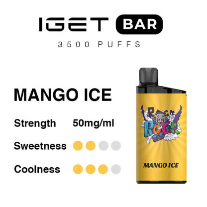 Mango Ice -- IGET BAR - 3500Puffs-CHATVAPER
