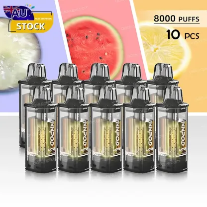 GUNNPOD 8000 Puffs Packages-10PODs+1Kit