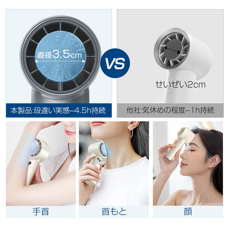 U18ハンディ扇風機