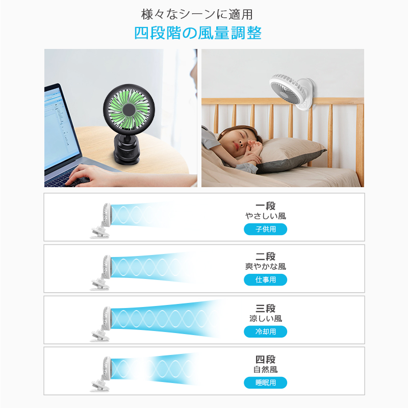 C9sクリップ 扇風機