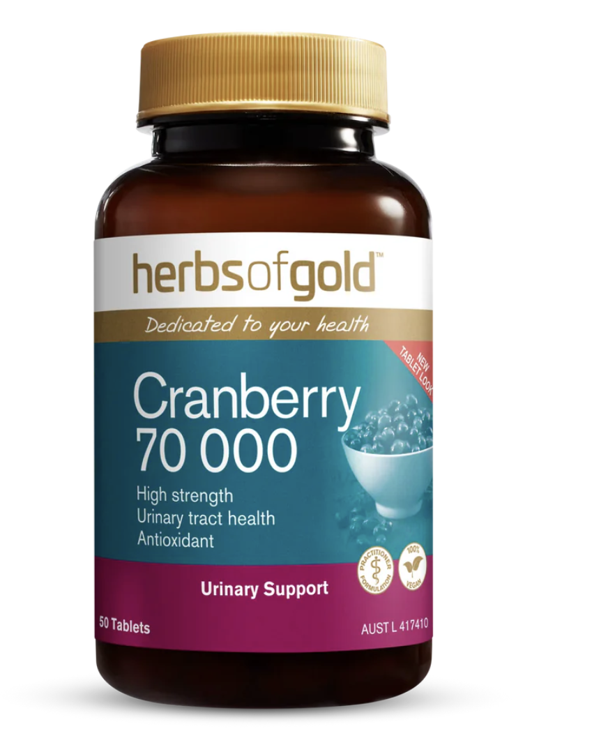 Herbs of Gold-蔓越莓錠Cranberry 70000 50 tablets