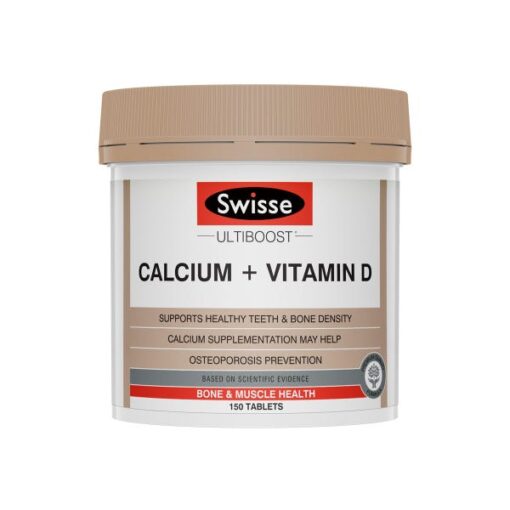 Swisse Ultiboost 鈣+維生素D Calcium + Vitamin D 150 Tabs