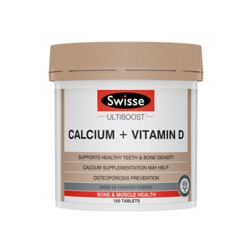 Swisse Ultiboost 鈣+維生素D Calcium + Vitamin D 150 Tabs