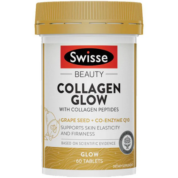 Swisse Beauty-膠原蛋白水光片 Collagen Glow With Collagen Peptides  60 Tablets