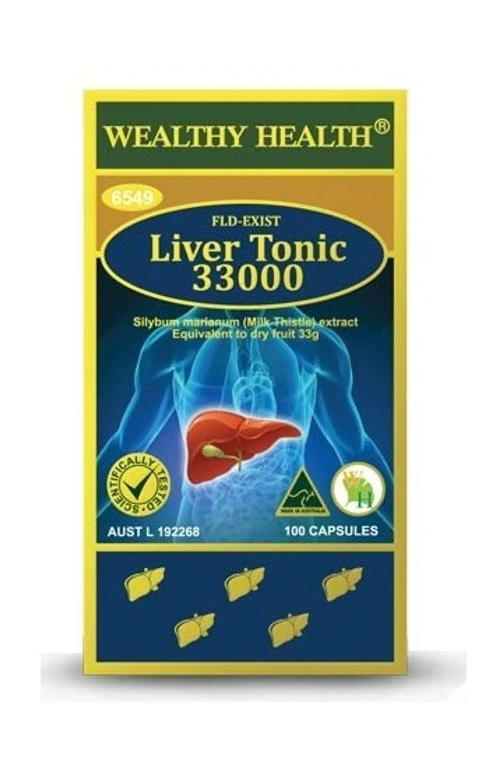 Wealthy Health-護肝膠囊 Liver Tonic 33000 100 Caps