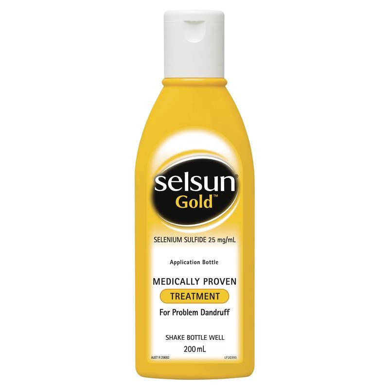 Selsun-強效去屑洗髮精 Gold Anti Dandruff Shampoo Treatment 200mL
