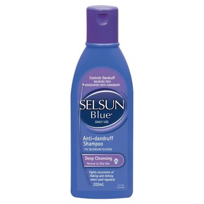 Selsun-控油深層清潔洗髮精 Blue Anti Dandruff Shampoo Deep Cleansing 200mL