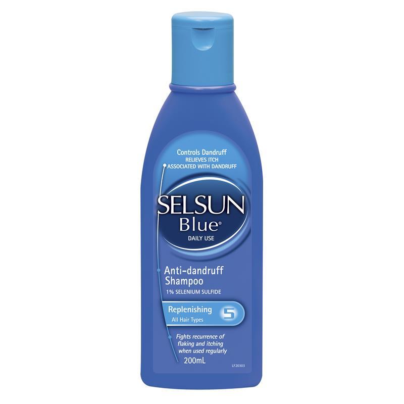 Selsun-修護去屑洗髮精 Blue Anti Dandruff Shampoo Replenishing 200mL