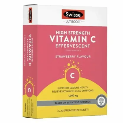 Swisse-維他命C發泡錠 Vitamin C 60 Effervescent Tablets