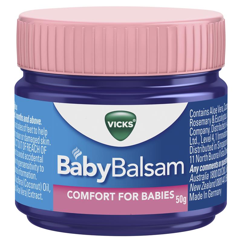 Vicks-兒童止咳通鼻膏 Baby Balsam Decongestant Chest Rub 50g