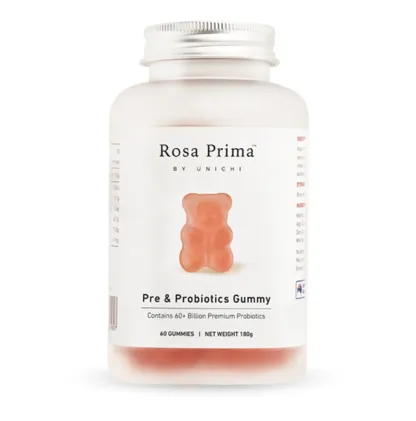 Unichi-益生箘小熊軟糖 Rose Prima Pre & Probiotics Gummy 60 Gummies (12/24)