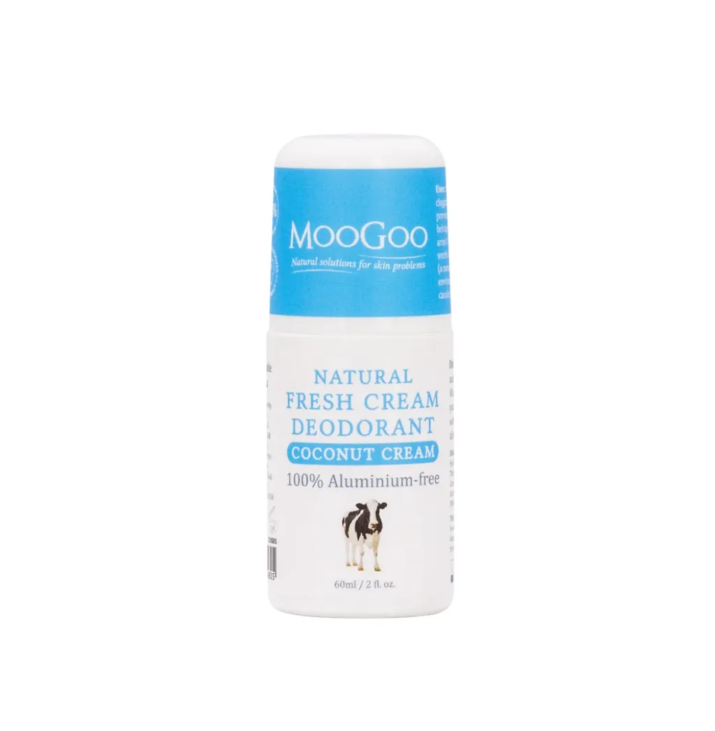 Moogoo-天然草本體香劑(椰子奶油) Natural Fresh Cream Deodorant 60ml - Natural Coconut