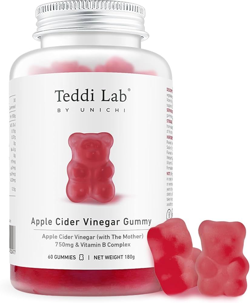 Unichi-小熊蘋果醋軟糖 Apple Cider Vinegar Gummy 60 Tabs