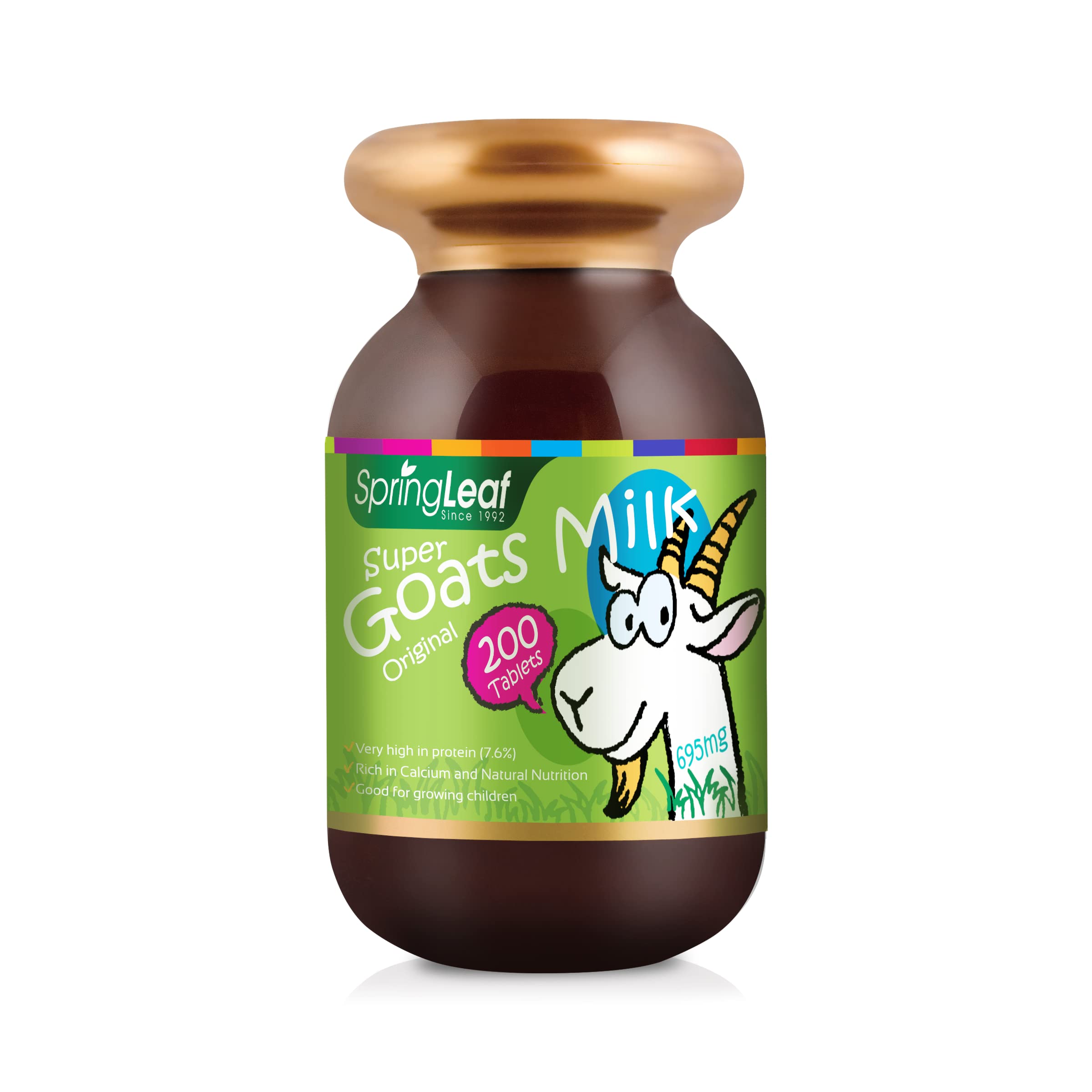 SpringLeaf-羊乳片 Super Goats Milk Original 695mg 200Tab