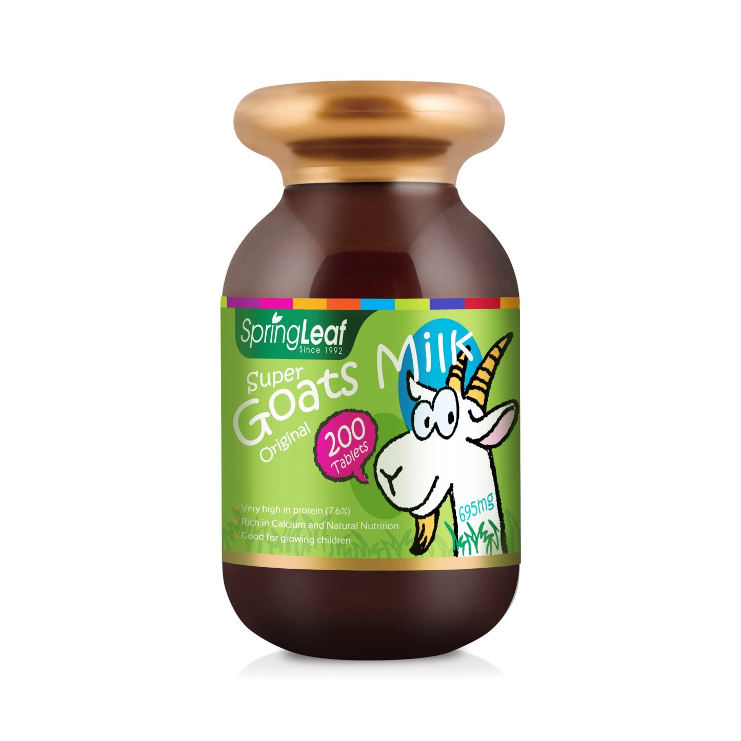 SpringLeaf-羊乳片 Super Goats Milk Original 695mg 200Tab